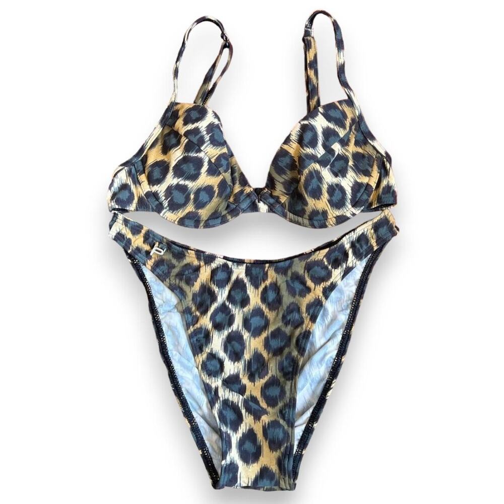 Vintage 1990's cheeky high cut underwire bikini